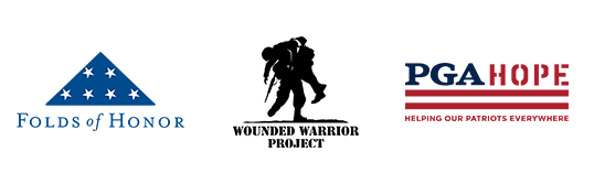 Folds of Honor, Wounded Warrior Project, and PGA Hope